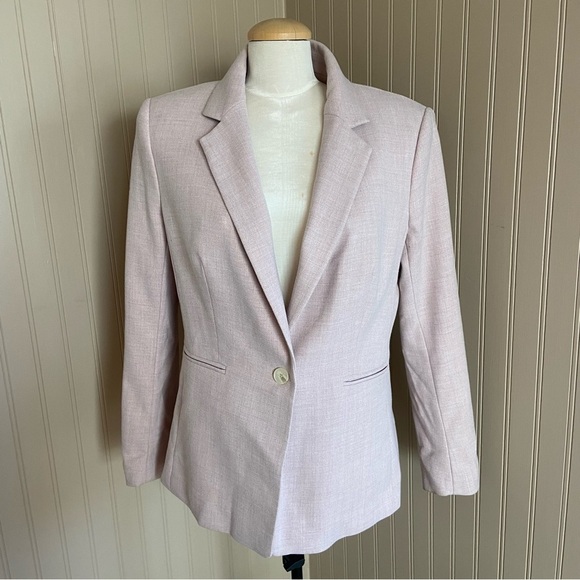 H&M Jackets & Blazers - H&M Dust Pink Classic Blazer Women’s Size Large